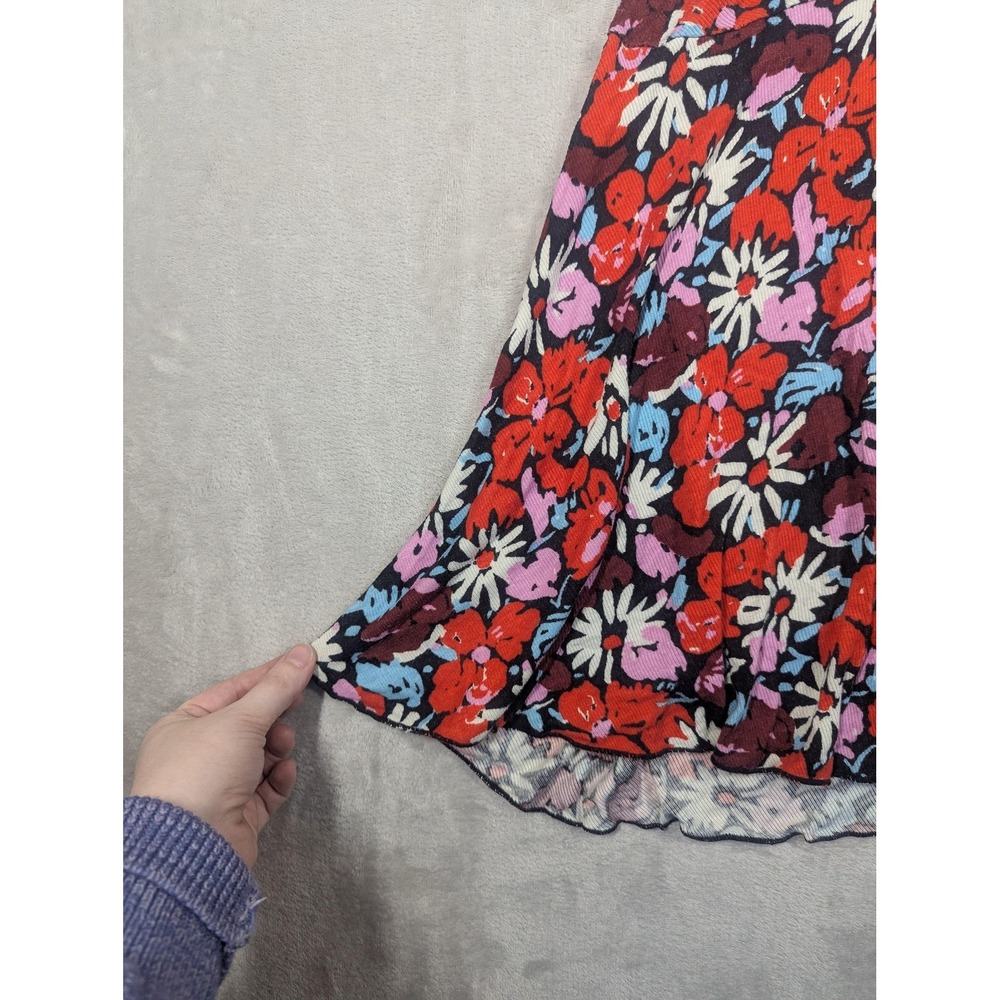 Free People Dress Womens XS Multicolor Mini Floral Key To Your Heart Boho - Picture 5 of 11